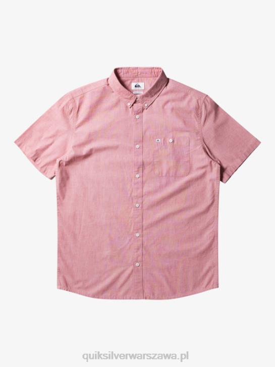 mężczyźni Quiksilver bluzka z krótkim rękawkiem winfall 4DBV379 czerwona ochra