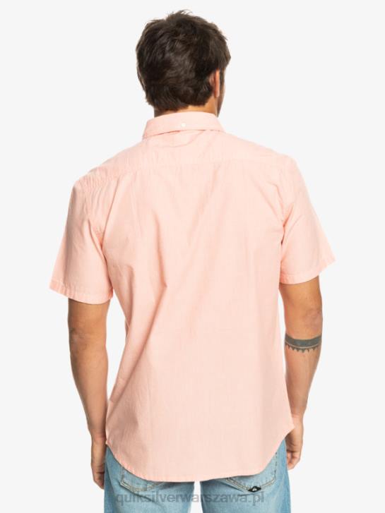 mężczyźni Quiksilver bluzka z krótkim rękawkiem winfall 4DBV380 świeży łosoś