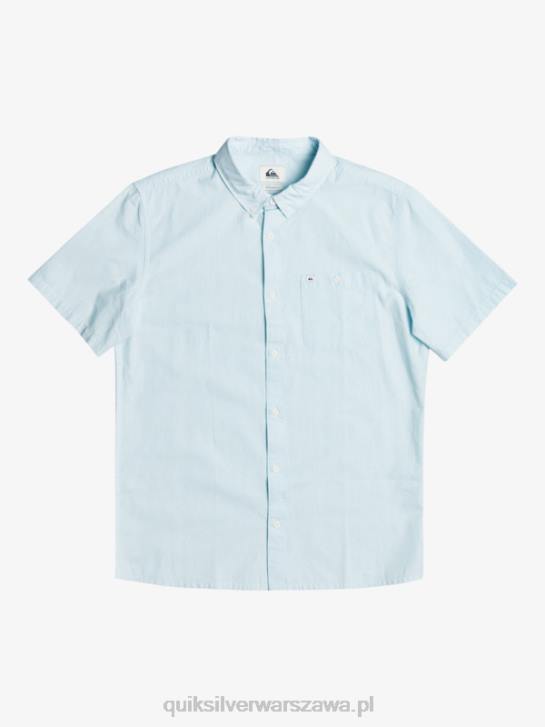 mężczyźni Quiksilver bluzka z krótkim rękawkiem winfall 4DBV384 zwiewny niebieski