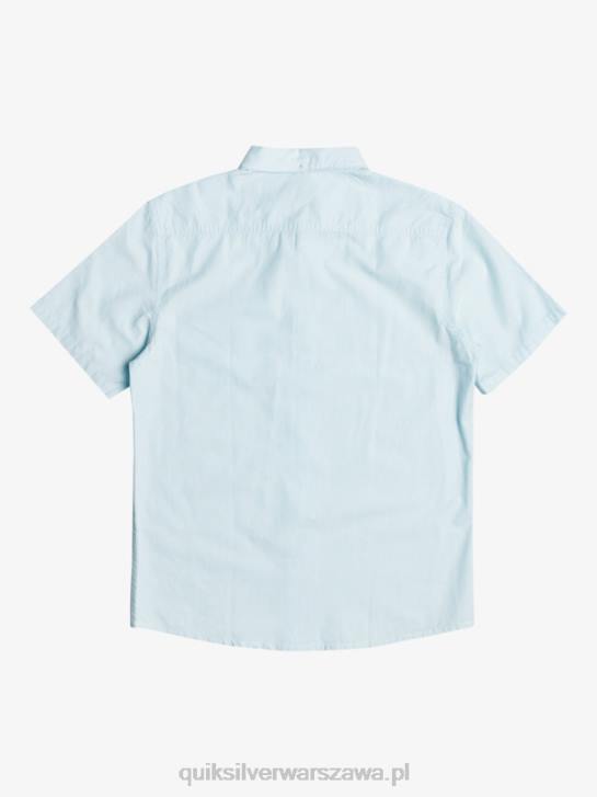 mężczyźni Quiksilver bluzka z krótkim rękawkiem winfall 4DBV384 zwiewny niebieski