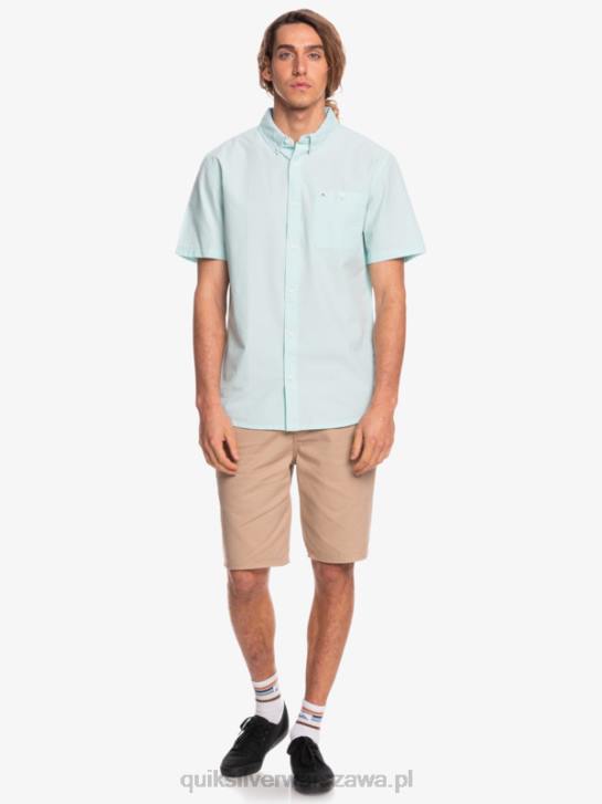 mężczyźni Quiksilver bluzka z krótkim rękawkiem winfall 4DBV385 anioł niebieski
