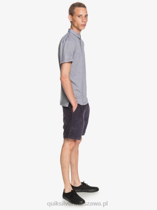 mężczyźni Quiksilver codzienna koszulka polo z krótkim rękawem Sun Cruise 4DBV1551 paryska noc