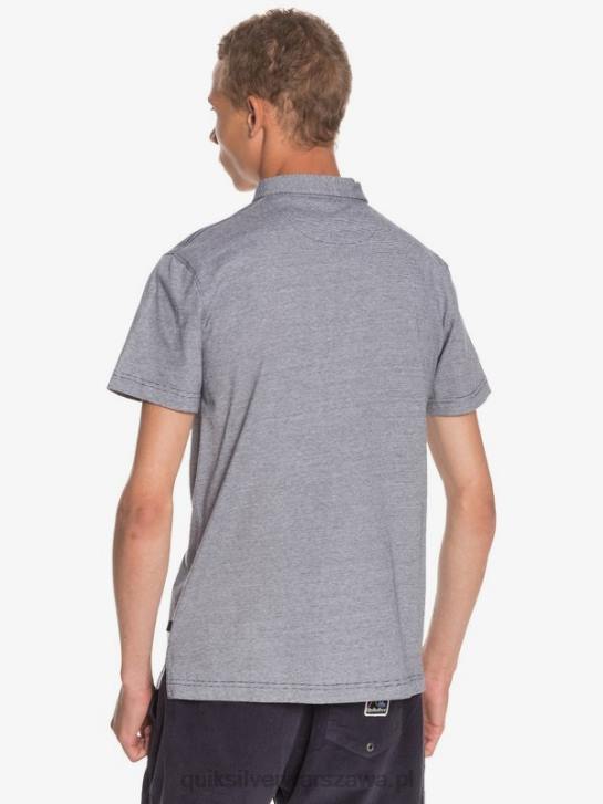 mężczyźni Quiksilver codzienna koszulka polo z krótkim rękawem Sun Cruise 4DBV1551 paryska noc