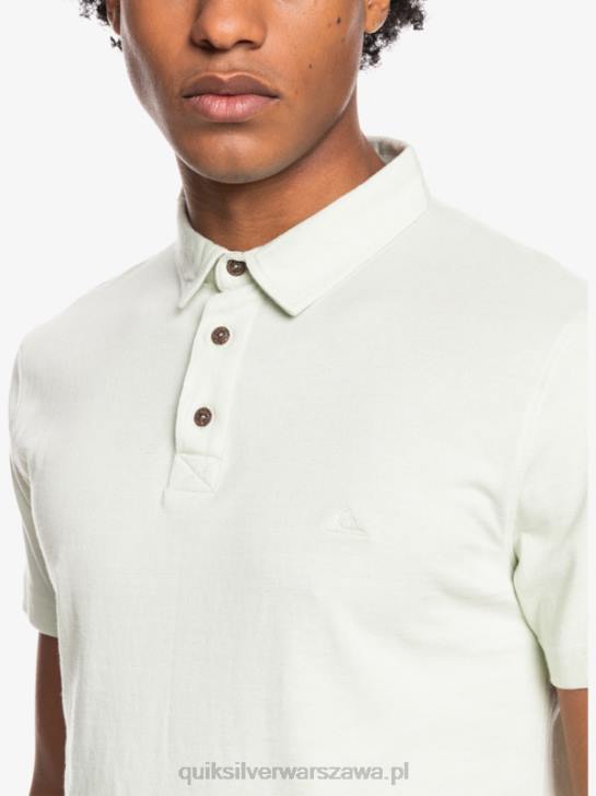 mężczyźni Quiksilver codzienna koszulka polo z krótkim rękawem Sun Cruise 4DBV1554 seledyn