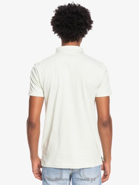 mężczyźni Quiksilver codzienna koszulka polo z krótkim rękawem Sun Cruise 4DBV1554 seledyn