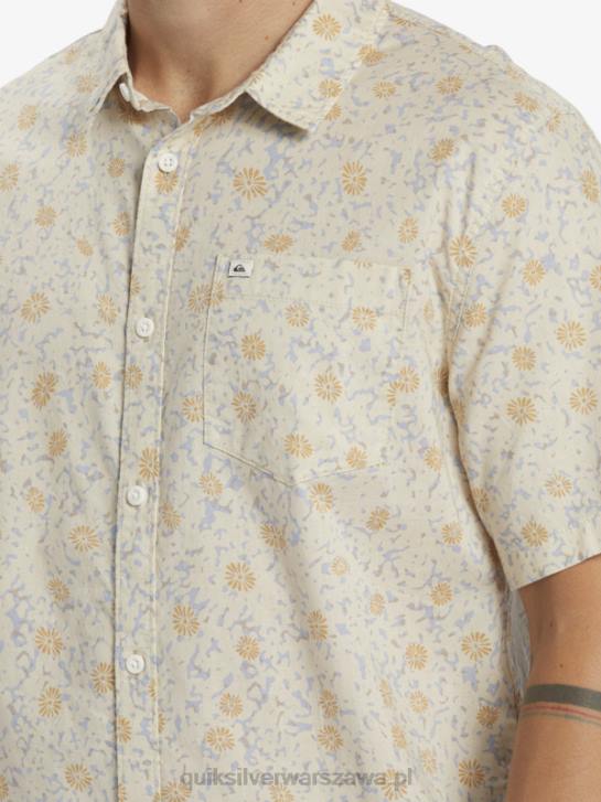 mężczyźni Quiksilver delikatna koszula z krótkim rękawem 4DBV1232 meszek brzozowy