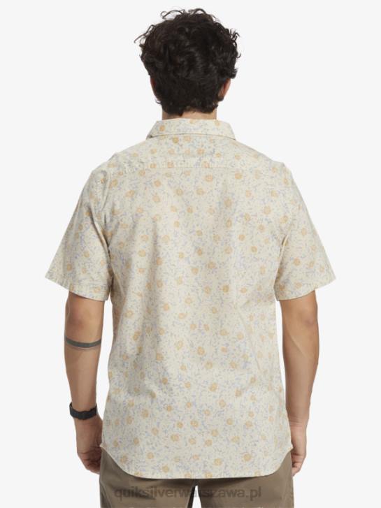 mężczyźni Quiksilver delikatna koszula z krótkim rękawem 4DBV1232 meszek brzozowy