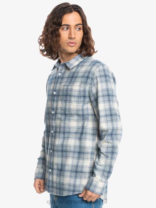 mężczyźni Quiksilver flanelowa koszula ganaway ze stretchem z długimi rękawami 4DBV1768 ganawa brzozowa