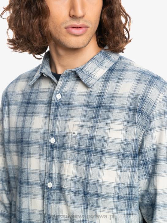 mężczyźni Quiksilver flanelowa koszula ganaway ze stretchem z długimi rękawami 4DBV1768 ganawa brzozowa