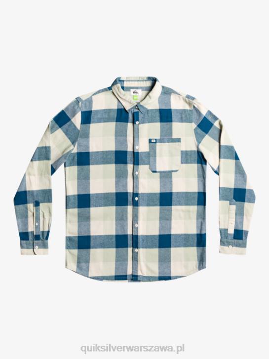 mężczyźni Quiksilver flanelowa koszula z długim rękawem marki Motherfly 4DBV1573 mędrzec pustynny