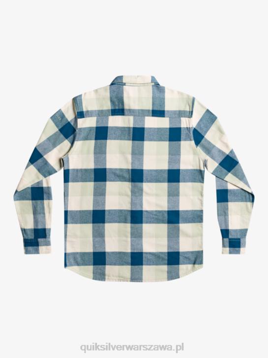mężczyźni Quiksilver flanelowa koszula z długim rękawem marki Motherfly 4DBV1573 mędrzec pustynny