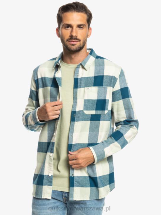 mężczyźni Quiksilver flanelowa koszula z długim rękawem marki Motherfly 4DBV1573 mędrzec pustynny