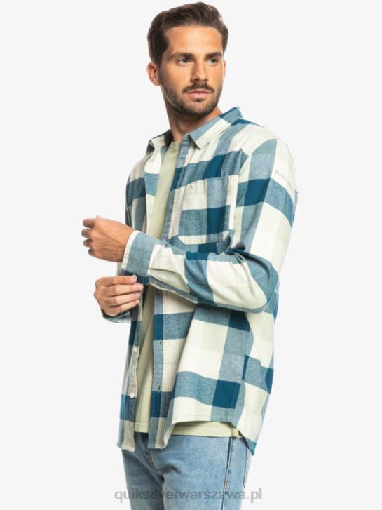 mężczyźni Quiksilver flanelowa koszula z długim rękawem marki Motherfly 4DBV1573 mędrzec pustynny