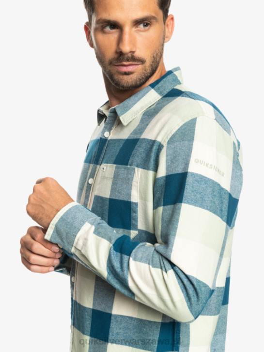 mężczyźni Quiksilver flanelowa koszula z długim rękawem marki Motherfly 4DBV1573 mędrzec pustynny