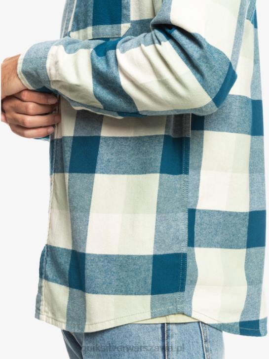 mężczyźni Quiksilver flanelowa koszula z długim rękawem marki Motherfly 4DBV1573 mędrzec pustynny