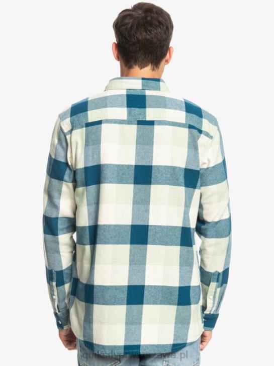 mężczyźni Quiksilver flanelowa koszula z długim rękawem marki Motherfly 4DBV1573 mędrzec pustynny