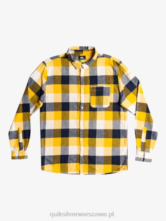 mężczyźni Quiksilver flanelowa koszula z długim rękawem marki Motherfly 4DBV1575 mucha brzozowa 223