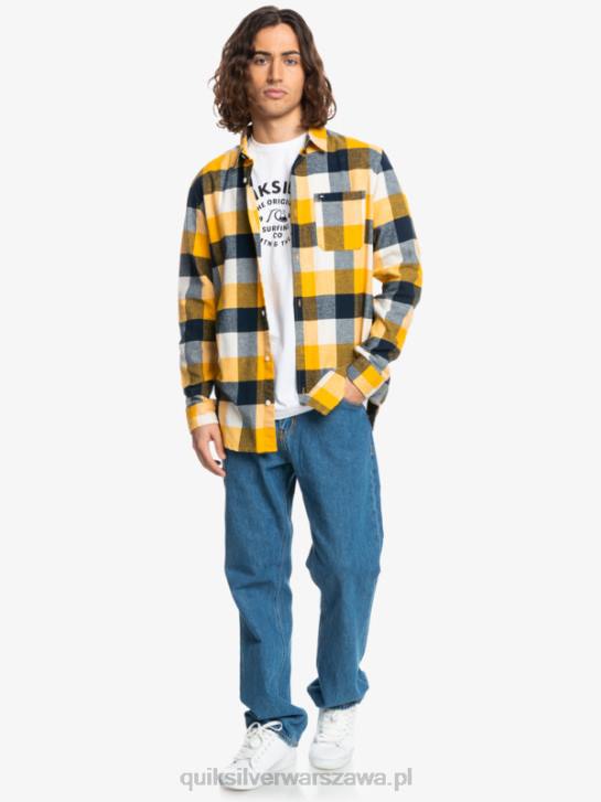 mężczyźni Quiksilver flanelowa koszula z długim rękawem marki Motherfly 4DBV1575 mucha brzozowa 223