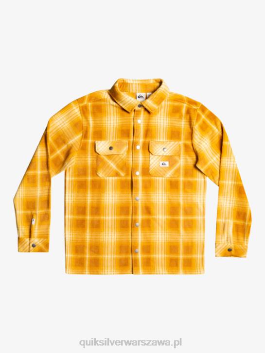 mężczyźni Quiksilver flanelowa koszula z długimi rękawami surf day 4DBV1555 cień z brązowego cukru