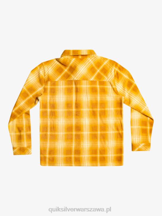 mężczyźni Quiksilver flanelowa koszula z długimi rękawami surf day 4DBV1555 cień z brązowego cukru