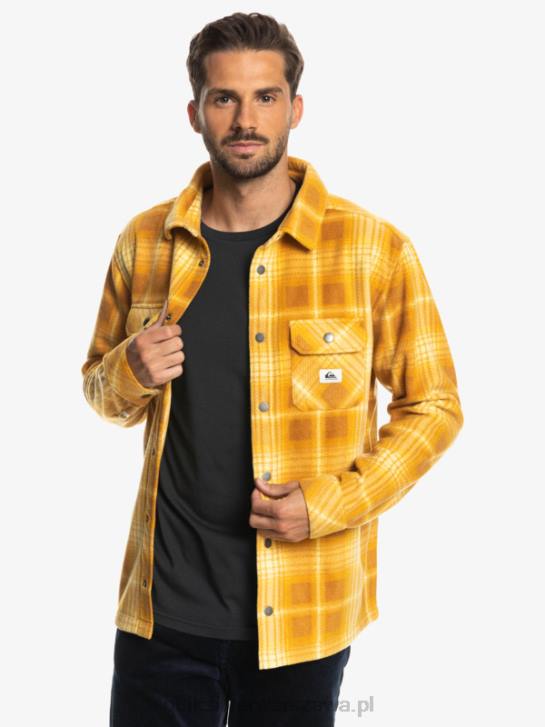 mężczyźni Quiksilver flanelowa koszula z długimi rękawami surf day 4DBV1555 cień z brązowego cukru