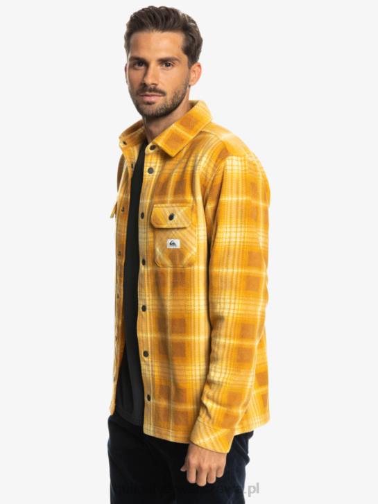 mężczyźni Quiksilver flanelowa koszula z długimi rękawami surf day 4DBV1555 cień z brązowego cukru