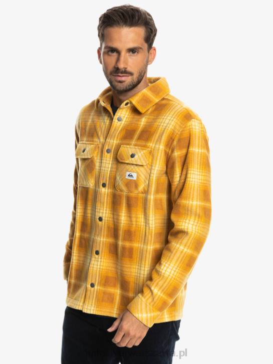 mężczyźni Quiksilver flanelowa koszula z długimi rękawami surf day 4DBV1555 cień z brązowego cukru