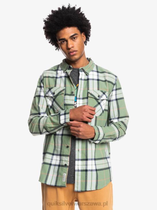 mężczyźni Quiksilver flanelowa koszula z długimi rękawami w kolorze lipy 4DBV1427 loden mróz lipa stretch
