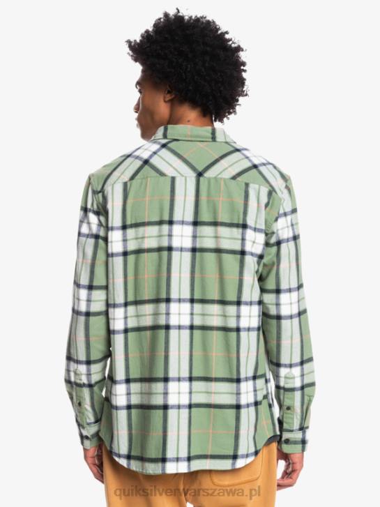 mężczyźni Quiksilver flanelowa koszula z długimi rękawami w kolorze lipy 4DBV1427 loden mróz lipa stretch