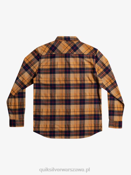 mężczyźni Quiksilver koszula kinsale ze stretchem z długimi rękawami 4DBV1506 kinsale z brązowego cukru