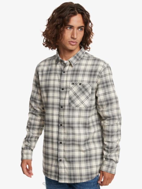 mężczyźni Quiksilver koszula z długimi rękawami Hatton 4DBV1560 kapelusz żelaznej bramy
