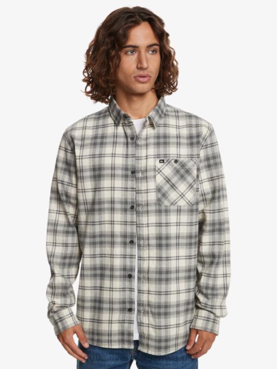 mężczyźni Quiksilver koszula z długimi rękawami Hatton 4DBV1560 kapelusz żelaznej bramy