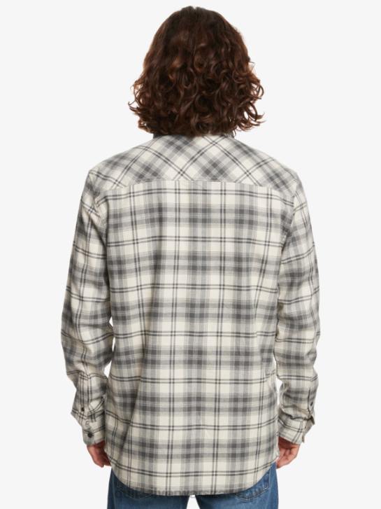 mężczyźni Quiksilver koszula z długimi rękawami Hatton 4DBV1560 kapelusz żelaznej bramy