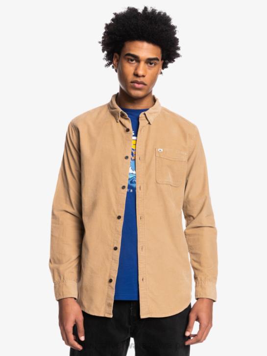 mężczyźni Quiksilver koszula z długimi rękawami Smok Trail 4DBV1224 tanina
