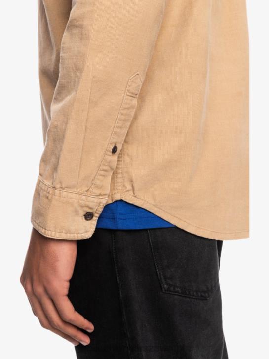 mężczyźni Quiksilver koszula z długimi rękawami Smok Trail 4DBV1224 tanina