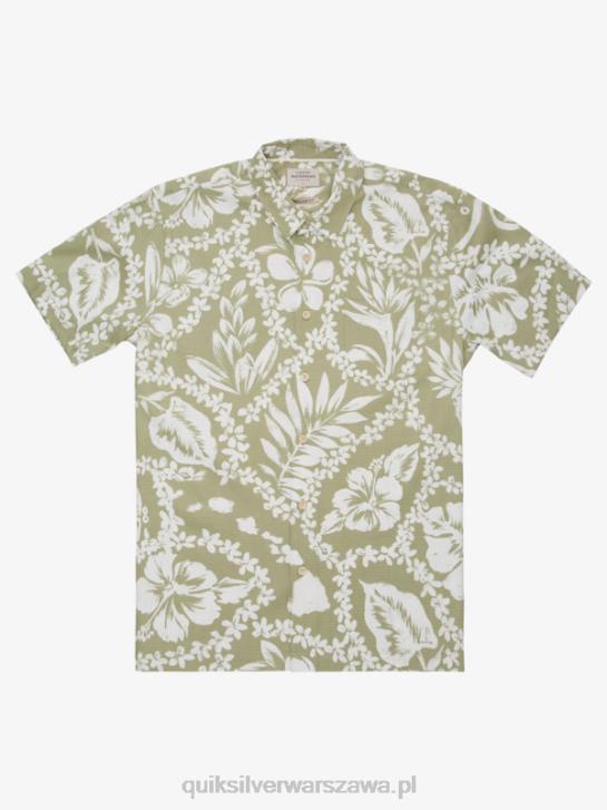 mężczyźni Quiksilver koszulka Waterman Arrival Lei z krótkim rękawem 4DBV1107 przybycie herbaty lei