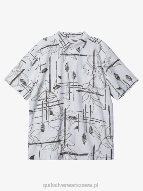 mężczyźni Quiksilver koszulka Waterman Paddle Out z krótkim rękawem 4DBV1416 biały
