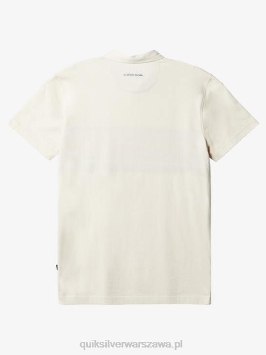 mężczyźni Quiksilver koszulka polo z krótkim rękawem w paski 4DBV1625 brzoza w paski lite 1