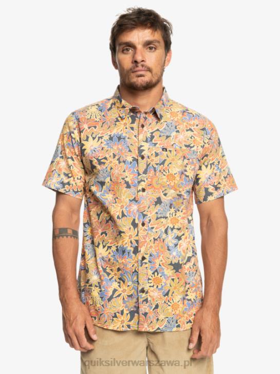 mężczyźni Quiksilver koszulka surfadelica z krótkim rękawem 4DBV967 ciemna łupkowa surfadelica