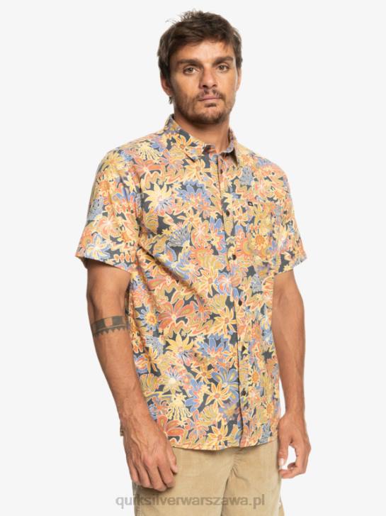 mężczyźni Quiksilver koszulka surfadelica z krótkim rękawem 4DBV967 ciemna łupkowa surfadelica
