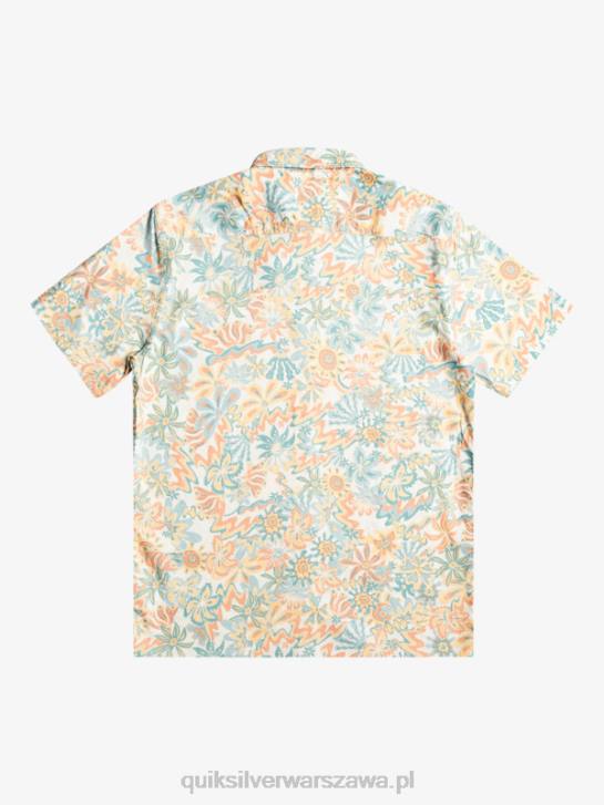 mężczyźni Quiksilver koszulka surfadelica z krótkim rękawem 4DBV968 brzoza surfadelica