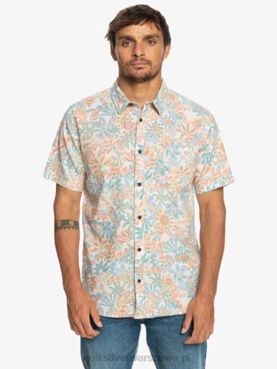 mężczyźni Quiksilver koszulka surfadelica z krótkim rękawem 4DBV968 brzoza surfadelica