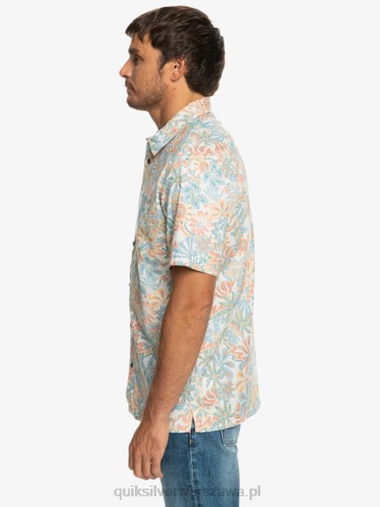 mężczyźni Quiksilver koszulka surfadelica z krótkim rękawem 4DBV968 brzoza surfadelica