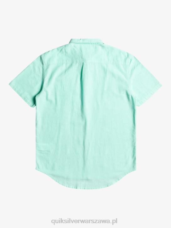 mężczyźni Quiksilver koszulka z krótkim rękawem Time Box 4DBV1360 szkło plażowe