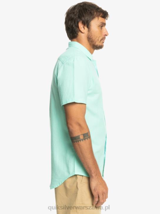 mężczyźni Quiksilver koszulka z krótkim rękawem Time Box 4DBV1360 szkło plażowe