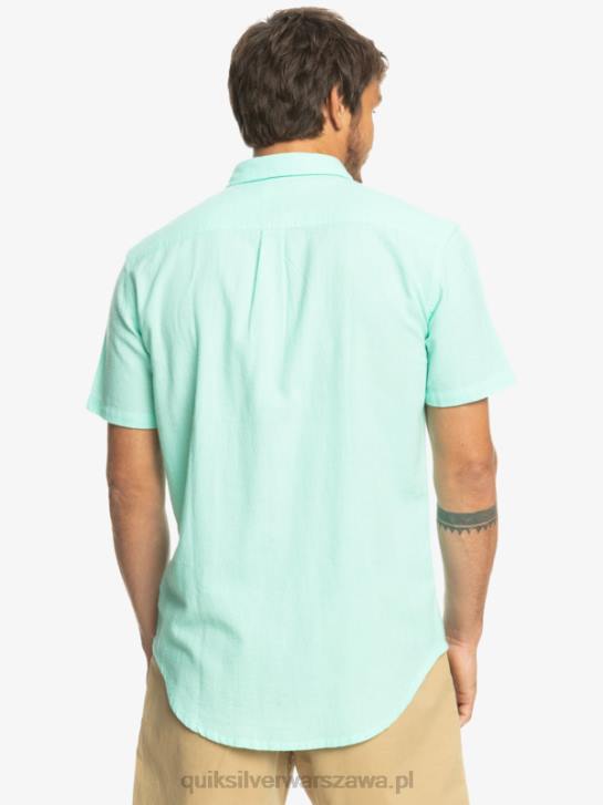 mężczyźni Quiksilver koszulka z krótkim rękawem Time Box 4DBV1360 szkło plażowe