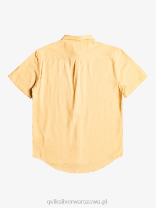 mężczyźni Quiksilver koszulka z krótkim rękawem Time Box 4DBV1361 pszenica