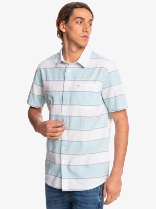 mężczyźni Quiksilver koszulka z krótkim rękawem w najlepszym czasie 4DBV1621 biały czas świetności