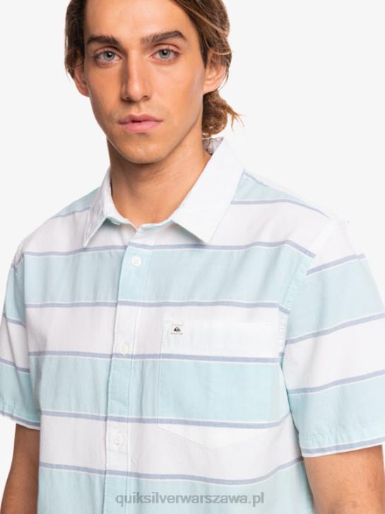 mężczyźni Quiksilver koszulka z krótkim rękawem w najlepszym czasie 4DBV1621 biały czas świetności