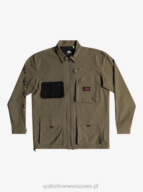mężczyźni Quiksilver pod niebem koszula z długim rękawem 4DBV1718 liść winogronowy